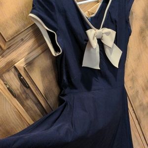 Stop Staring Dress XL Navy Blue